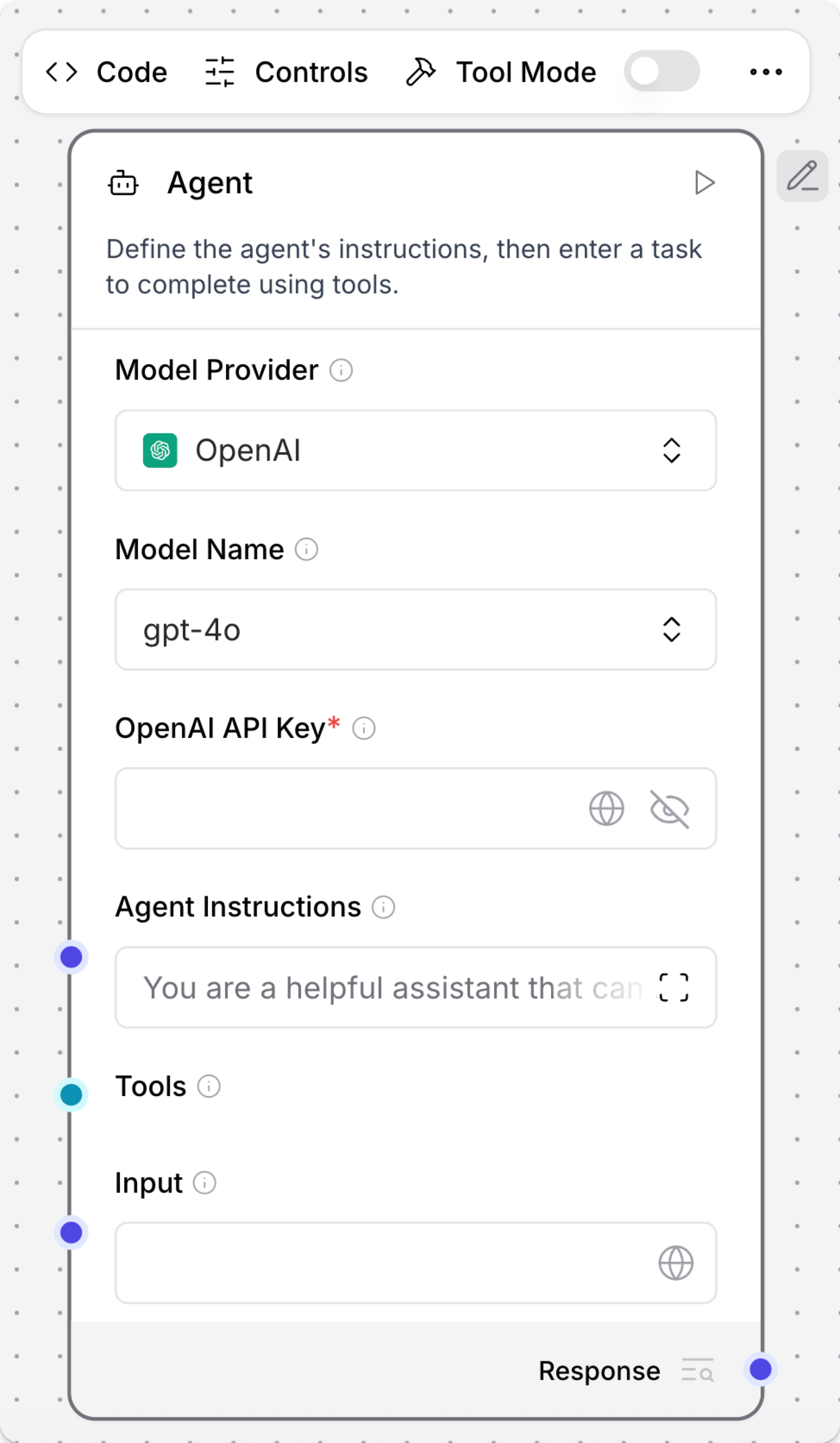 Agent component